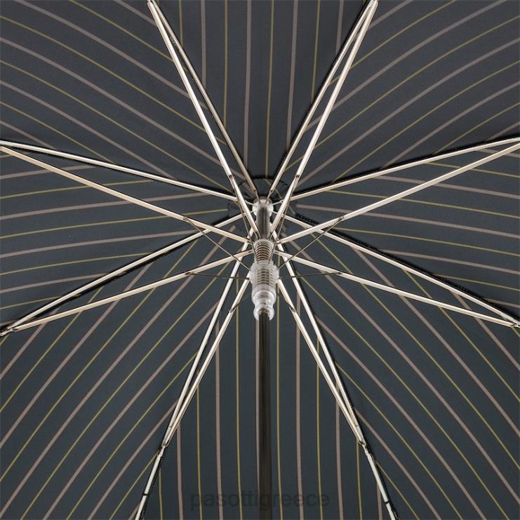 ομπρέλα | PASOTTI 478 bruce-5 114 - ριγέ ομπρέλα με λαβή πάπιας 2N6B8132 άνδρες